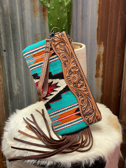 Turquoise Hand Bag